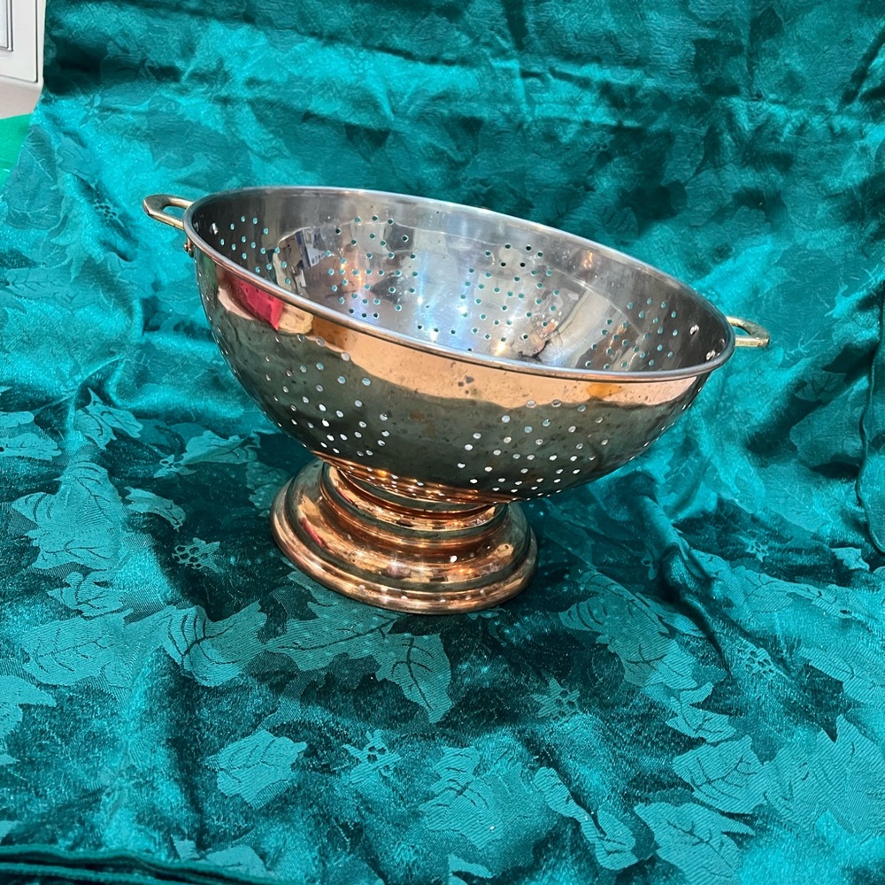 Copper Plated Colander